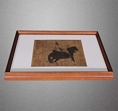 江口书画装裱配框服务案例